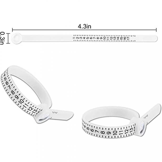 Schmuckzubehör Werkzeuge Kunststoff Ring Sizer US 1-17 3