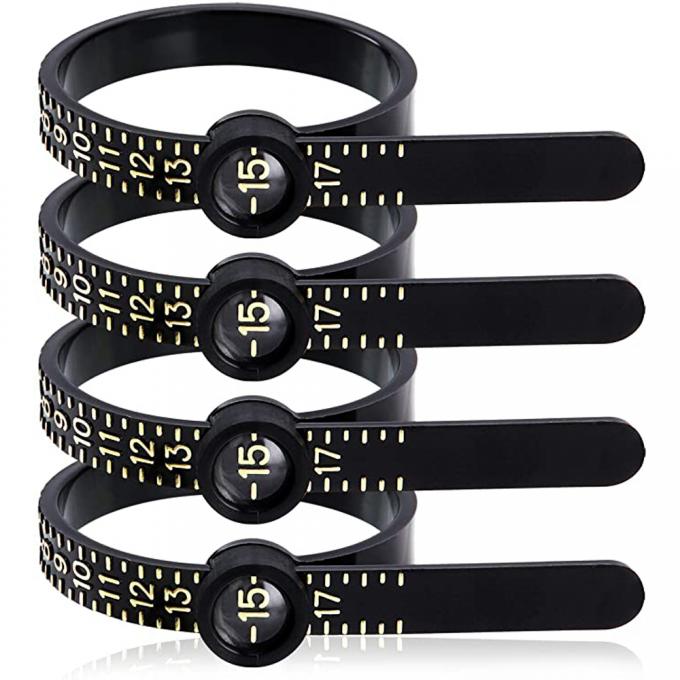 Schmuckzubehör Werkzeuge Kunststoff Ring Sizer US 1-17 4